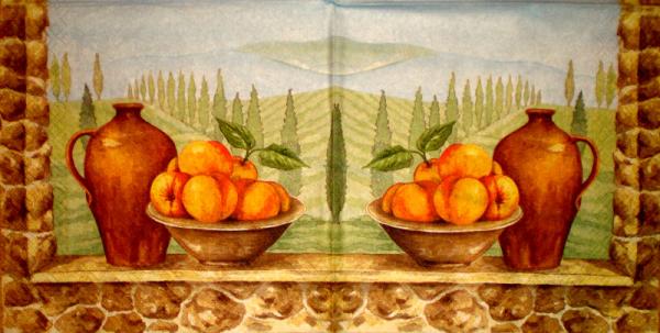 027 Zitronen, Orangen - 3-lagig